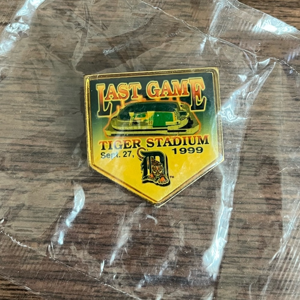 Last Game Tiger Stadium Pin